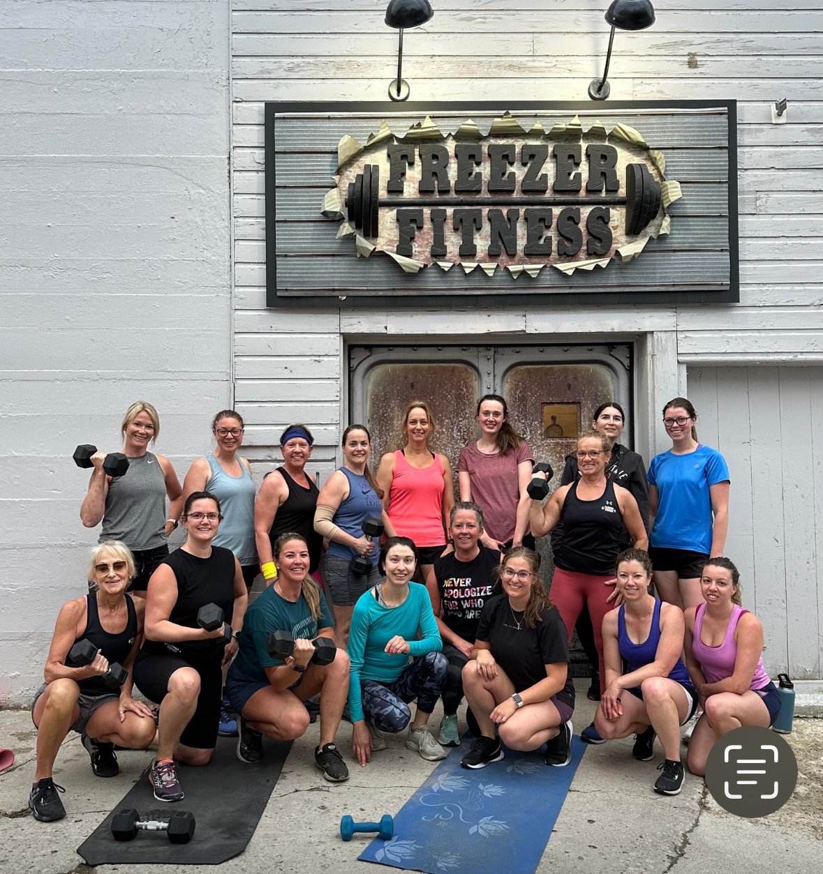 Freezer Fitness Covid workout group